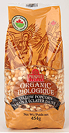 Organic yellow popcorn